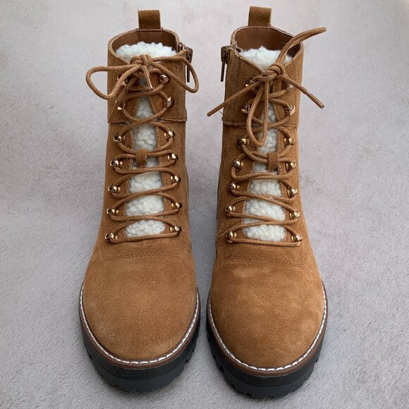 Crown & Ivy Naomi Genuine Suede Boots Sz 7.5 NWT - Picture 3 of 16